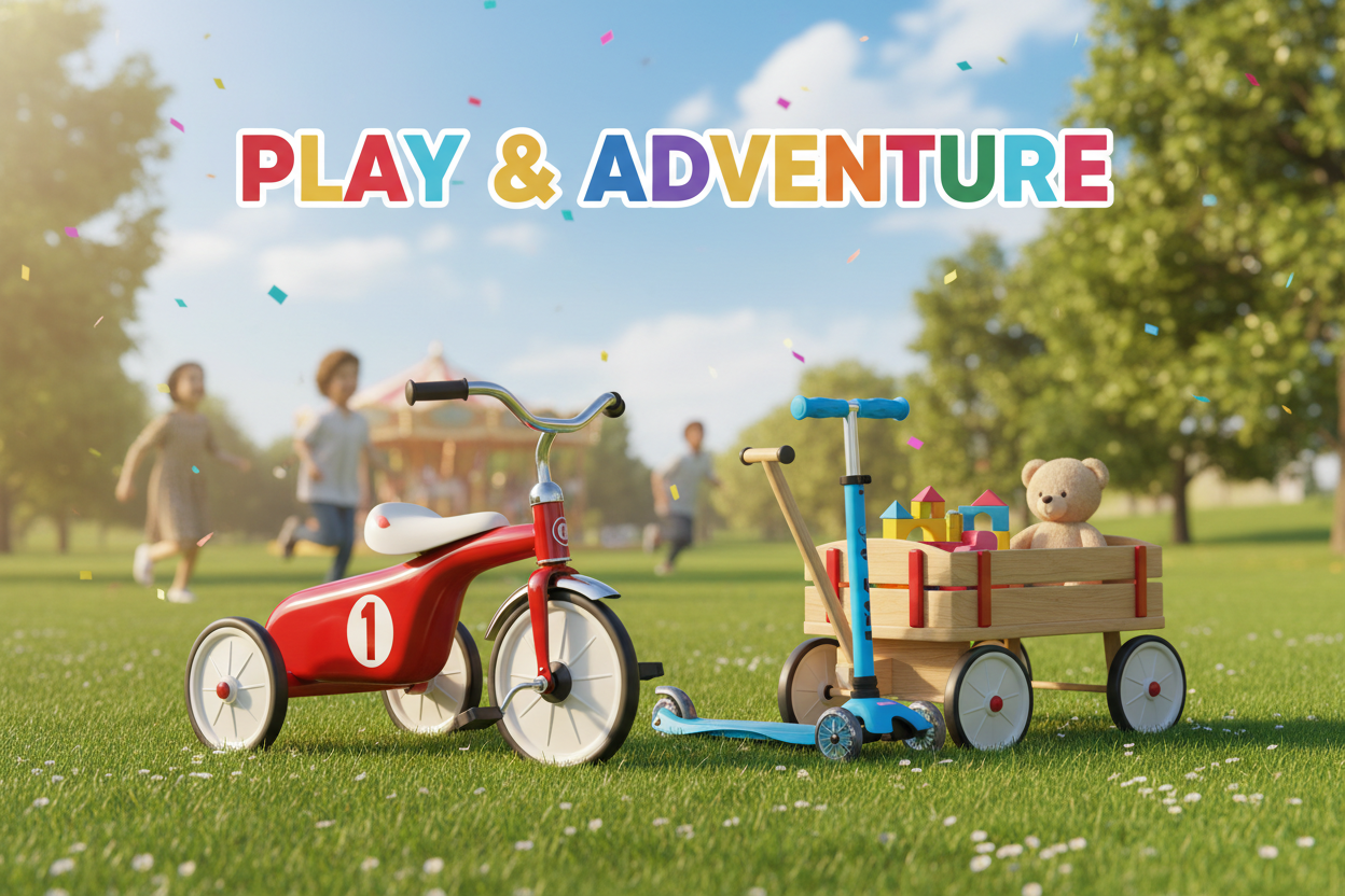 Tricycles, Scooters & Wagons