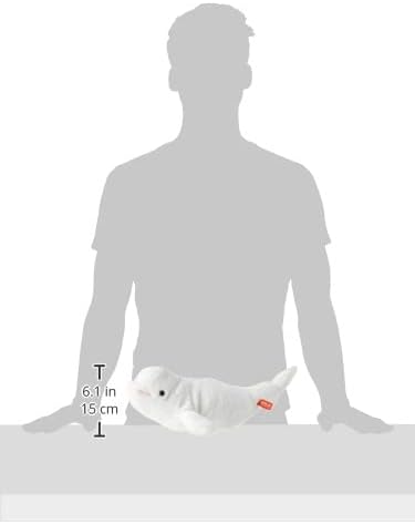 Wild Republic Beluga Whale Plush Stuffed Animal, Plush Toy, Gifts for Kids, Cuddlekins, 15 Inches