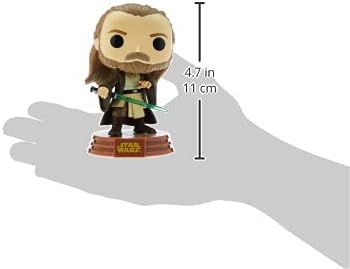 Funko Pop! Star Wars: Across The Galaxy - Qui-Gon Jinn Vinyl Bobblehead, Amazon Exclusive