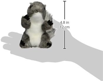 Folkmanis Mini Gray Squirrel Finger Puppet, 1 EA