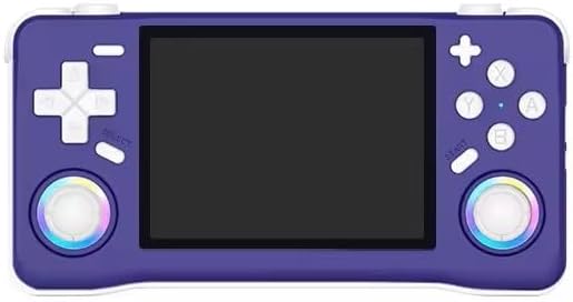 Retro Handheld Game Console - Open Source Linux System, 3.5-inch Full-Lamination Screen, 18000+ Classic Games, 4000mAh Battery Portable Handheld (Indigo Blue)