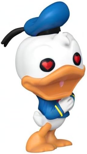 Funko Pop Disney: Donald Duck 90th Anniversary - Donald Duck with Heart Eyes - Collectable Vinyl Figure - Gift Idea - Official Merchandise - Toys for Kids & Adults - Cartoon/Animation Fans
