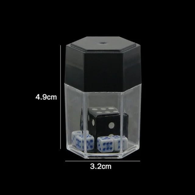 1Set Black Dice Bomb Magic Tricks,Explode Explosion Dice Magic,Props for Magicians ,Close up Street Illusions Gimmicks Mentalism, Novelty Funny Gag Tools,Toys and Games,Magic Kits and Accessories