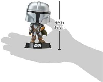Funko Pop Star Wars: The Book of Boba Fett - The Mandalorian with Pouch - Collectable Vinyl Figure - Gift Idea - Official Merchandise - Toys for Kids & Adults - Sci-Fi Fans