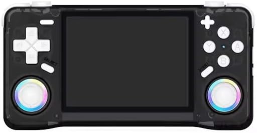 Retro Handheld Game Console - Open Source Linux System, 3.5-inch Full-Lamination Screen, 18000+ Classic Games, 4000mAh Battery Portable Handheld (Translucent Black)