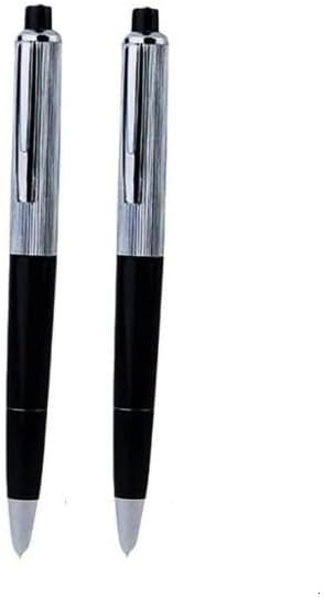 2 Pcs Silver Shock Pen Prank, Interesting Surprising Prank Items, Lightweight Shocking Practical Joke Shock Pen Toys for Outdoor Novelty and Gag Games