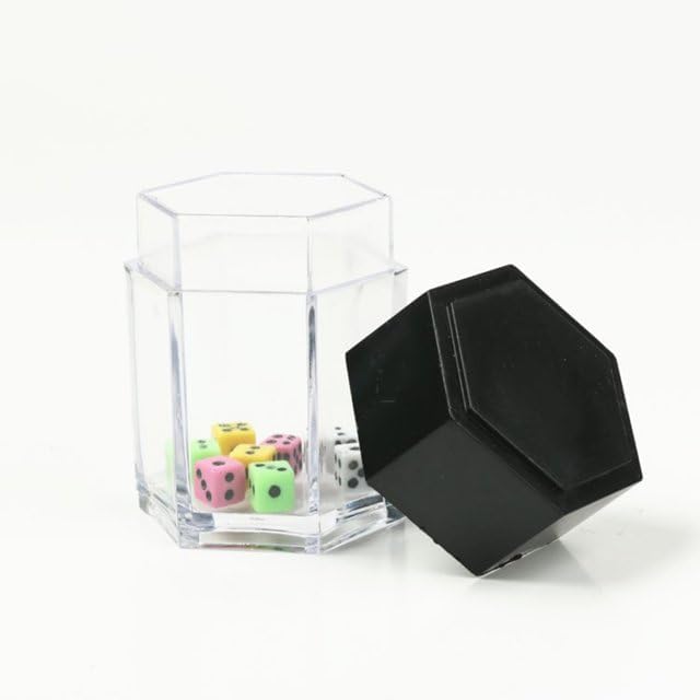 1Set Black Magic Explode Explosion Dice Easy Magic Tricks for Prop Novelty Funny Toy Close-up Performance Joke Prank Toy(Black 7.5cm x 5cm) Use Safety,Magic Kits and Accessories,Novelty and Gag Toys