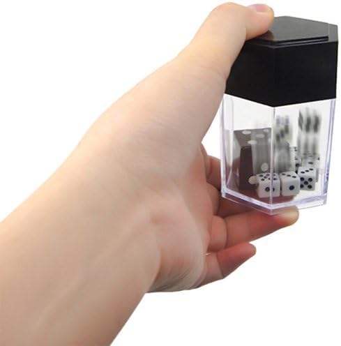 1Set Black Magic Explode Explosion Dice Easy Magic Tricks for Prop Novelty Funny Toy Close-up Performance Joke Prank Toy(Black 7.5cm x 5cm) Use Safety,Magic Kits and Accessories,Novelty and Gag Toys