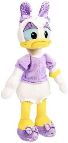 Disney Junior Mickey Mouse Small Plushie Stuffed Animal Daisy Duck, Kids Toys for Ages 2 Up by Just Play