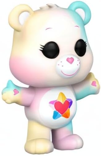 Funko Pop! Animation: Care Bears 40th Anniversary - True Heart Bear with Translucent Glitter Chase (Styles May Vary)