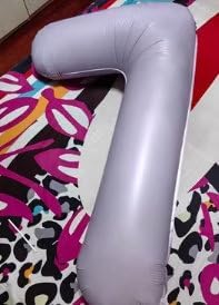 Lilac Number 4 Balloon 40 Inch, 4th Birthday Party Decorations for Children, Giant 4 Foil Balloon for Party Supplies