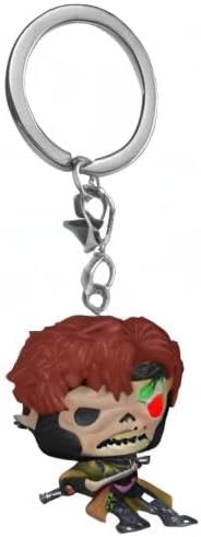 Funko 50275 POP Keychain: Marvel Zombies-Gambit Collectible Toy, Multicolour, 2 inches