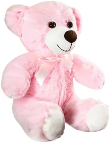 Teddy Bear Stuffed Animals, 13 Inches Teddy Bear Plush Toy Birthday Christmas Valentine’s Day Gift for Kids Girlfriend (Pink)