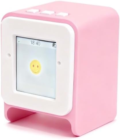 Mini AI Voice chatbot | Companion Robot,Large AI Model,1 inch Smart Color Screen,with Wi-Fi,Voice Control,Emotional Interaction,Voice cloning,Television Design,multilingual (Pink)