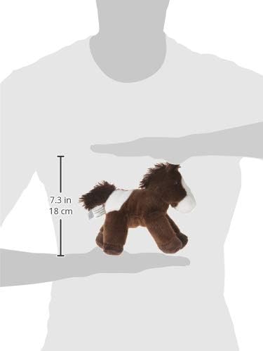 Aurora® Adorable Mini Flopsie™ Paint™ Stuffed Animal - Mini Companions Ready for Playful Adventures - for Kids All Ages, Toddlers, Adults, and Families - Brown 8 Inches
