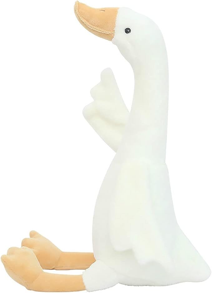 CHELEI2019 19.7" Goose Stuffed Animal Plush Toy,White Swan Stuffed Animal Toy Gifts for Kids