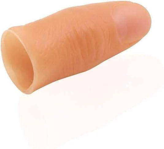 5pcs/Set Magic Trick Fingers Fake Thumb Tips,Close Up Stage Show Prop Prank,True to Life Fake Thumb Truth Magic Kits and Accessories,Magic Kits and Accessories,Novelty and Gag Toys