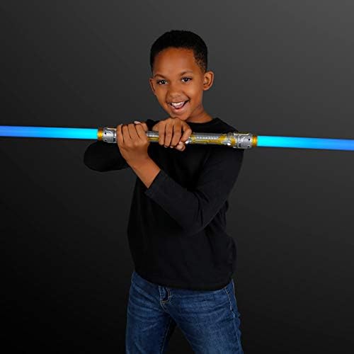 FlashingBlinkyLights Double-Sided LED Light Up Sword Saber with Blue LED & Sound Effects…