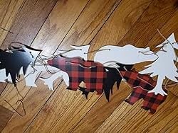 CC HOME Lumberjack Banner,Buffalo Plaid Party Banner for Kids,Boys,Girls,Birthday Party,Baby Show Party Decoration