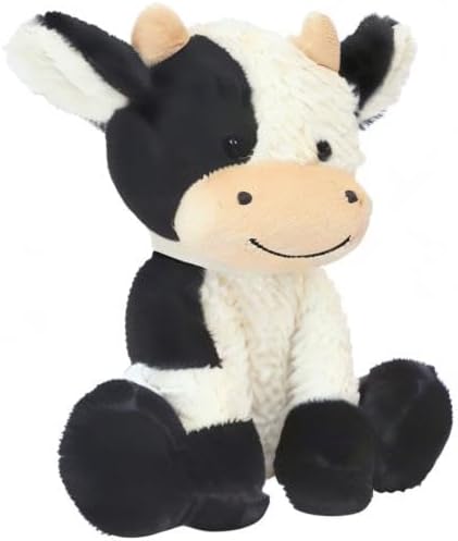 CHELEI2019 9" Cow Stuffed Animals Soft Cuddly Cow Plush Stuffed Animal Toy for Kids