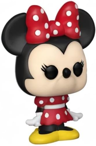 Funko Bitty POP! Disney - Minnie, 4-Pack - Minnie Mouse (red Dress), Daisy Duck, Donald Duck and A Surprise Mystery Mini Figure - 0.9 Inch (2.2 Cm) Collectable - Stackable Display Shelf Included