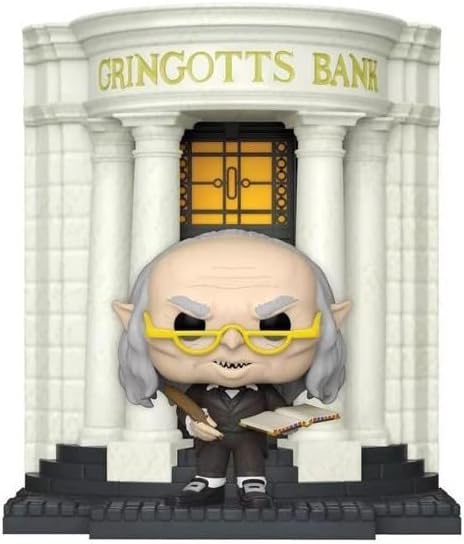 Funko Pop Harry Potter Diagon Alley #138 - Gringott's Bank Griphook - Funko Pop Exclusive Edition - Harry Potter Birthday Pop Figure 58126