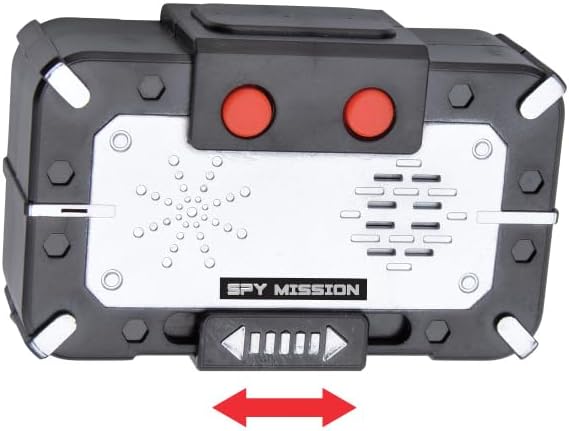 LEXiBOOK - Spy Mission Voice Modifier Spy, Voice Distortion Effects, Recording up to 5 Seconds, Black, RPSPY03