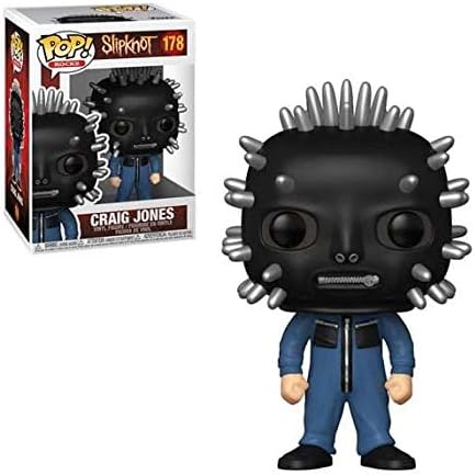 Funko 49379 POP Rocks: Slipknot-Craig Jones Collectible Toy, Multicolour, 3.75 inches
