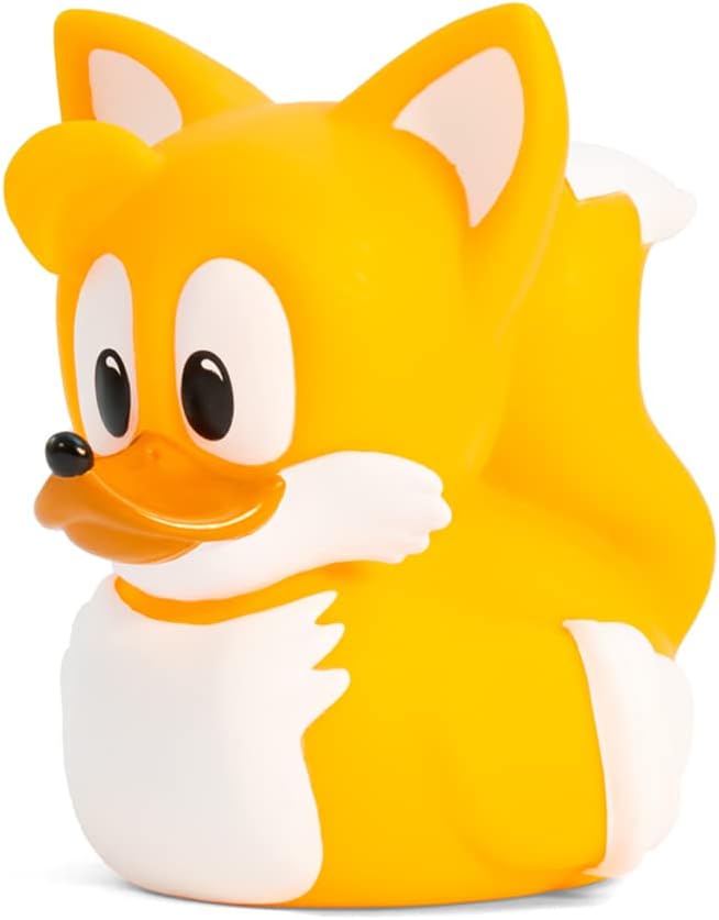 TUBBZ Boxed Edition Tails Collectible Vinyl Rubber Duck Figure - Official Sonic The Hedgehog Merchandise - Action TV, Movies & Video Games