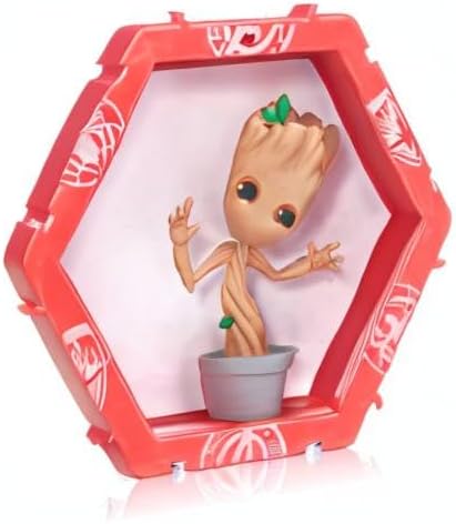 Wow! PODS Marvel Avengers Collection - Potted Groot | Superhero Light-Up Bobble-Head Figure | Official Marvel Collectable Toys & Gifts | Number 205 in Series, Beige, 4 inches