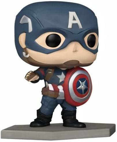 Funko POP! Marvel: Civil War Build A Scene - Captain America - Collectable Vinyl Figure - Gift Idea - Official Merchandise - for Kids & Adults - Movies Fans