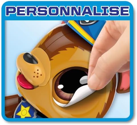 Paw Patrol - Chase - Build A Bot - Interactive Toy - Build Your Own Puppy Robot - for Kids from 4 Years Old - Learning Sound