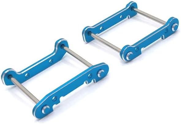 WTY 144001 144002 124016 124017 124018 124019 RC Remote Control Car Metal Accessories Front and Rear Thickening arm Code - (Color: Blue)