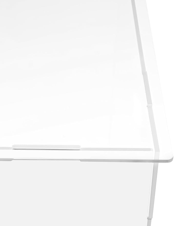 Acrylic Display Case (12 x 12 x 24 inch), Tall Clear Plastic Box Dust Proof Action Figures Toy Acrylic Case, Collectibles Display Case Display Countertop Box for Display Figures Dolls