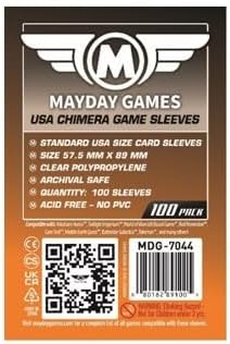 Mayday Games Robinson Crusoe: Voyage of The Beagle Game Accessory- Standard Card Sleeve Bundle