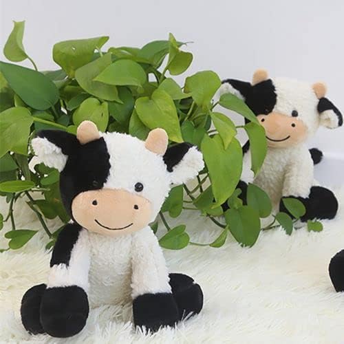 9 inches Cow Stuffed Animal Soft Plush Cute Cow Doll for Boys Girls
