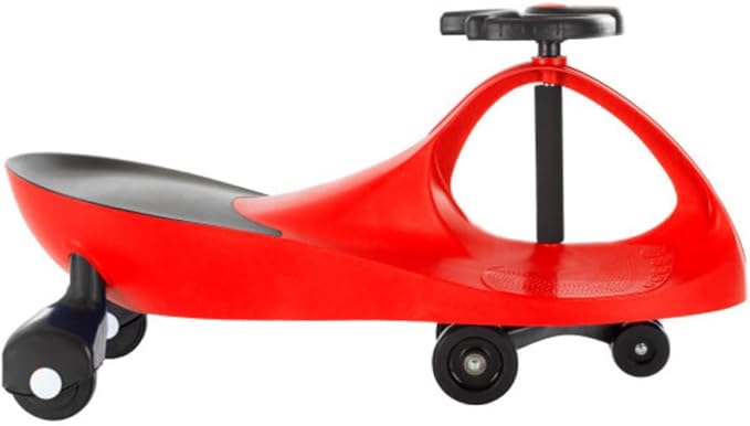 Wiggle Car - Ride on Toy for Ages 3 and Up - Toddler Ride on Toys with no Batteries, Gears, or Pedals Just Twist, Wiggle, and Go by Lil’ Rider (Red)