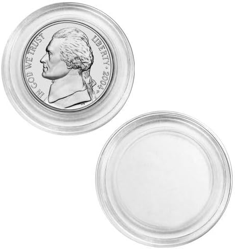 Guardhouse Box of 10 Direct Fit 21.2mm Coin Holders NICKELS