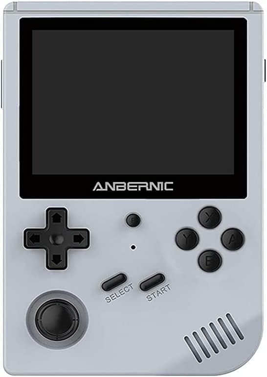 RG351V Handheld Game Console 3.5 Inch Portable Double TF 64GB Storage Handheld Retro Video Game Built in WIFI Game Console U.S. Seller!!! (Anbernic RG351V Gray)
