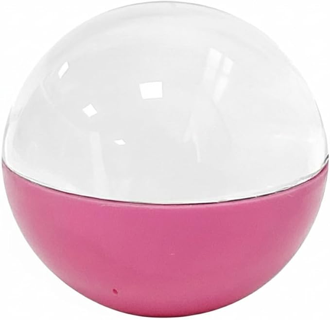 2.7" Crystal Ball Video Player, Memory Orb, Personalized Digital Memory Display, Uploadable Videos & Photos, DIY Gift for Anniversary, Birthday (Pink)
