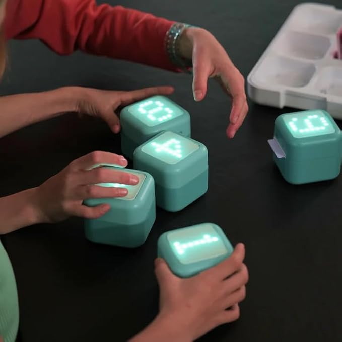 PlayCubes: Screen-Free Learning Console with Charging Case Included. Educational System for Ages 3-5. Builds Math, Logic, & Problem-Solving Skills. Screen Alternative for Solo or Family Fun.