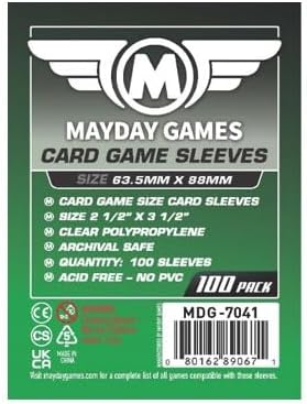 Mayday Games Mass Effect: The Board Game- Priority: Hagalaz -Standard Compatible Card Sleeve Bundle
