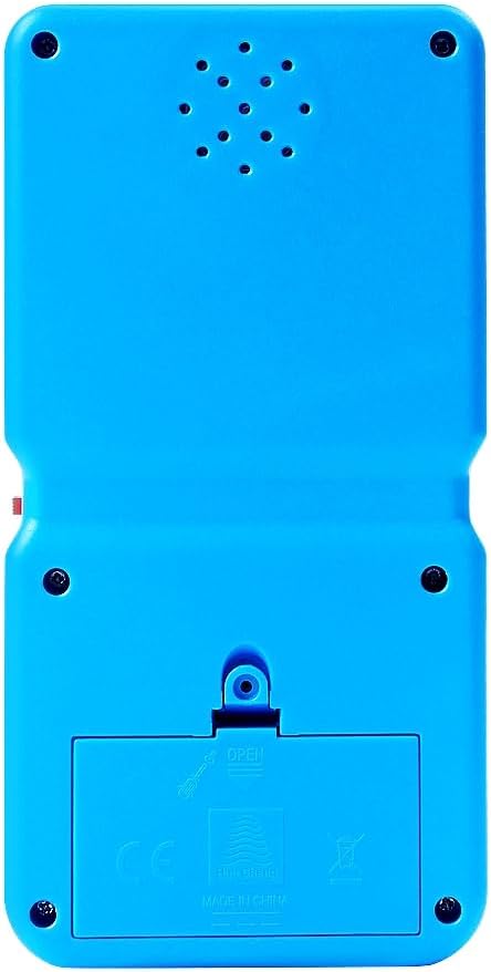 CZT New Retro Block Game Console Green Backlight Large Screen More Convenient for Playing Games Classic Nostalgia Puzzle Built-in 999 in 1 Brick Game Children's Gift (Blue)
