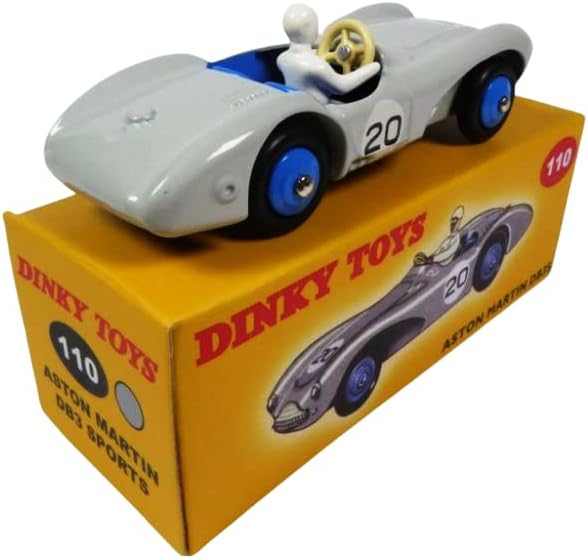 OPO 10 - Dinky Toys DeAgostini car Compatible with Aston Martin DB3 S Gray - 110