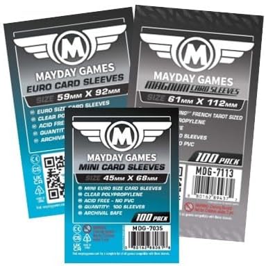 Mayday Games Unconscious Mind -Standard Compatible Card Sleeve Bundle