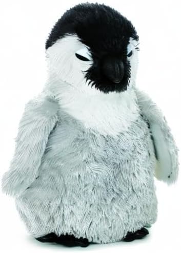 Aurora® Adorable Mini Flopsie™ Baby Emperor Stuffed Animal - Mini Companions Ready for Playful Adventures - for Kids All Ages, Toddlers, Adults, and Families - Gray 7 Inches