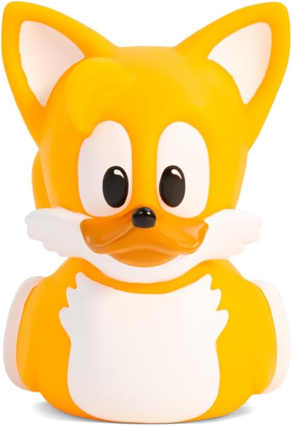 TUBBZ Boxed Edition Tails Collectible Vinyl Rubber Duck Figure - Official Sonic The Hedgehog Merchandise - Action TV, Movies & Video Games