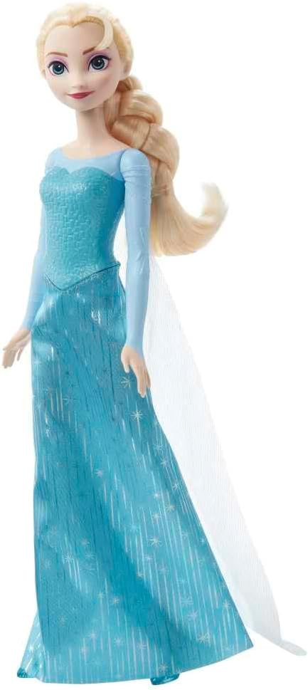 Mattel Disney Princess Dolls, Elsa Posable Fashion Doll with Signature Clothing and Accessories, Disney's Frozen Movie Toys