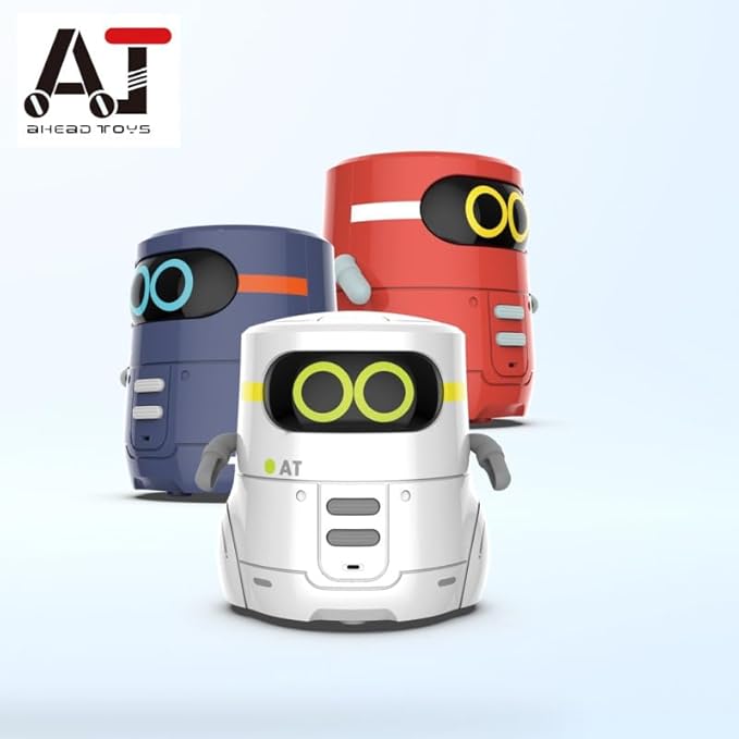 Smart Robot for Kids - Voice Controlled & Touch Sensing Companion Robot with Singing, Dancing, and LED Eyes, STEM Educational Toy