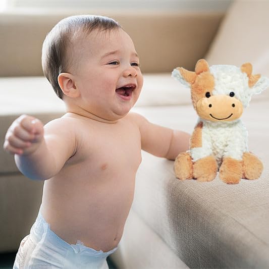 9" Cow Stuffed Animals Plush Doll Kids Boys Girls Animal